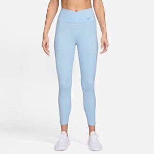 Nike Women's One High-Waisted 7/8 Leggings with Pockets MED Style HV2292-441 NWT